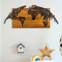 Wallity World Map-1 Multicolor